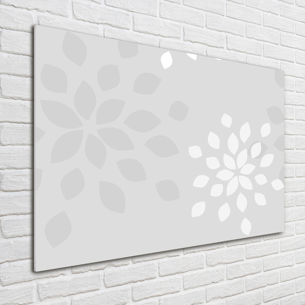 Acrylbild Fotodruck Blumenmuster