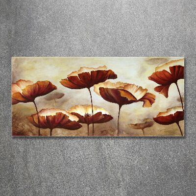 Bild auf Acrylglas Mohnblumen