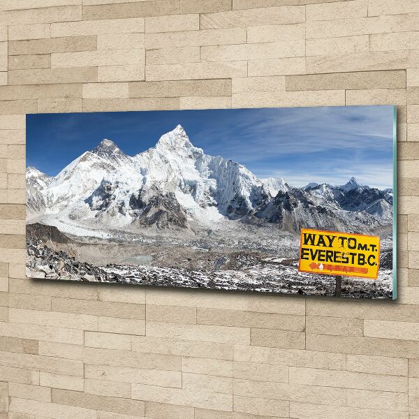 Acrylbild Fotodruck Mount Everest