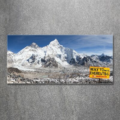 Acrylbild Fotodruck Mount Everest