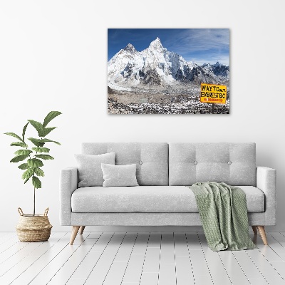 Acrylbild Fotodruck Mount Everest
