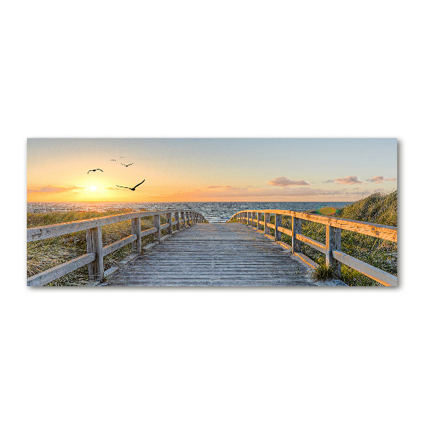 Acrylglas-Druck Weg zum Strand