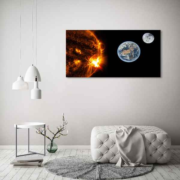 Bild auf Acrylglas Sonnensystem