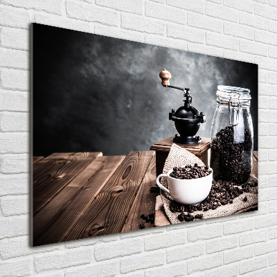 Foto auf Acryl Kaffeemühle