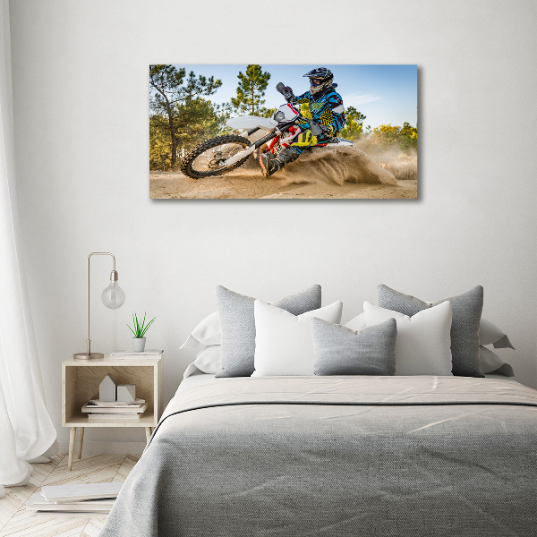 Acrylglas-Druck Moto-Cross