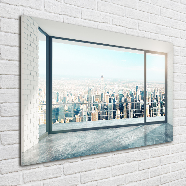 Bild auf Acrylglas Blick auf die Stadt