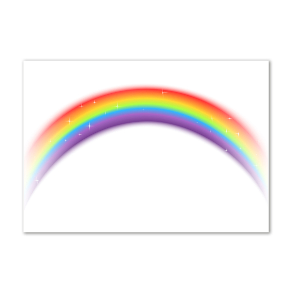 Acrylglas-Druck Regenbogen