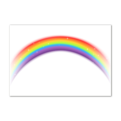 Acrylglas-Druck Regenbogen