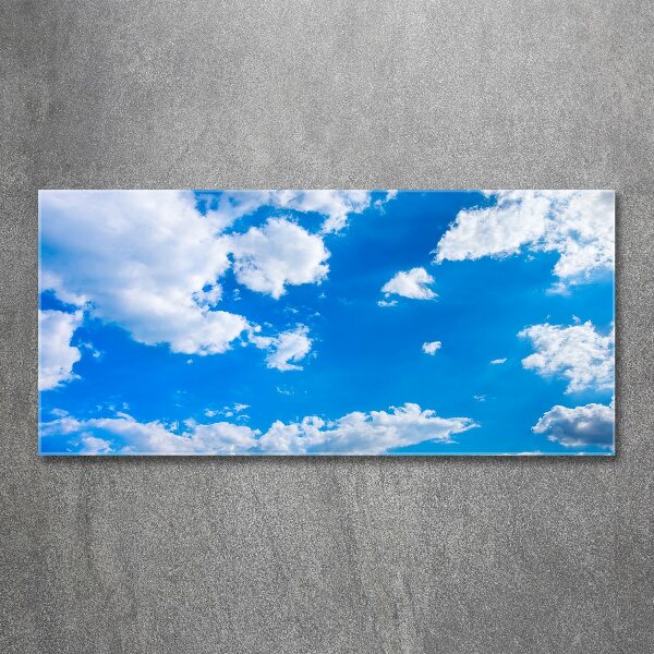 Acrylglas-Druck Wolken am Himmel