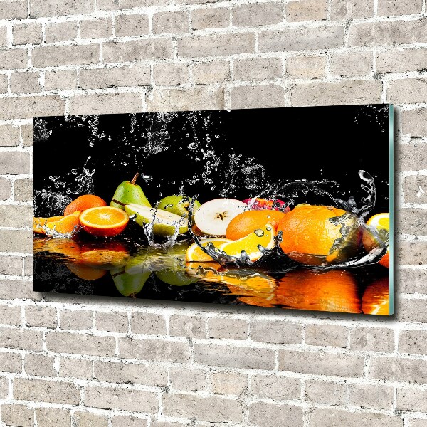 Acrylglas-Druck Obst und Wasser