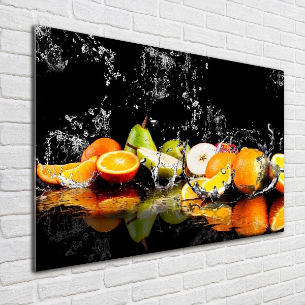 Acrylglas-Druck Obst und Wasser