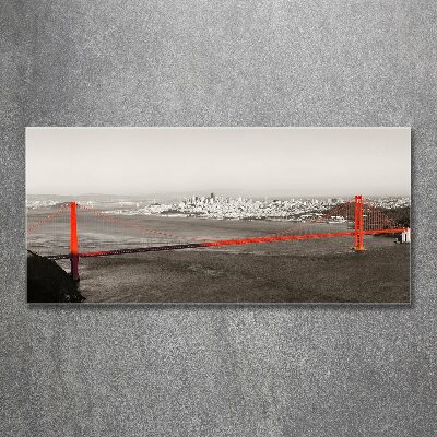 Foto auf Acryl San Francisco Brücke