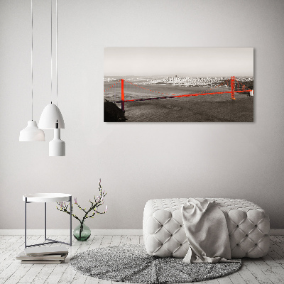 Foto auf Acryl San Francisco Brücke