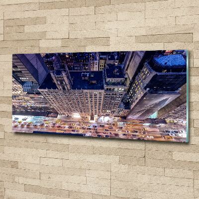 Bild auf Acrylglas New York bei Nacht