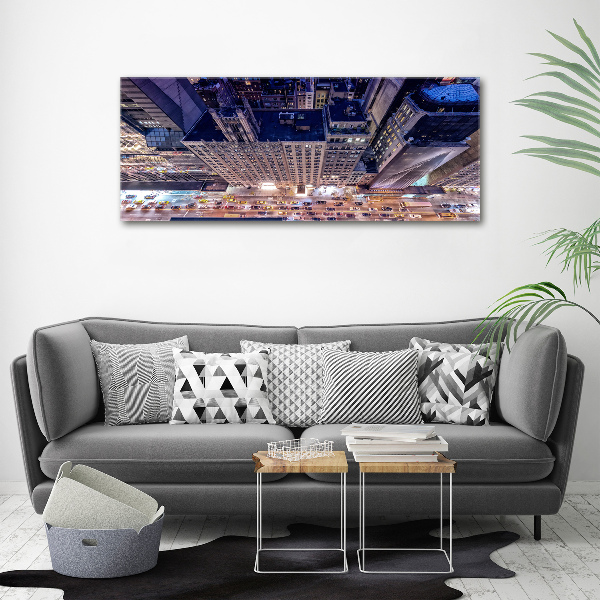 Bild auf Acrylglas New York bei Nacht