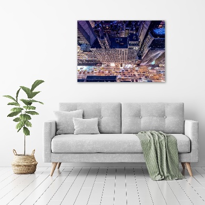 Bild auf Acrylglas New York bei Nacht