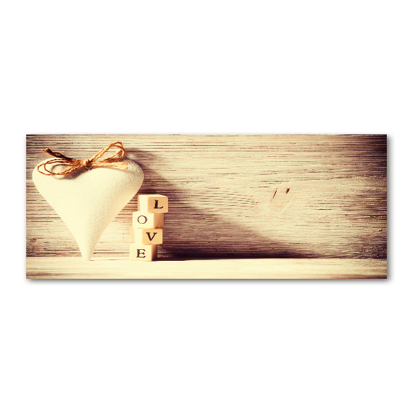 Acrylglas-Druck Liebe