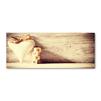 Acrylglas-Druck Liebe