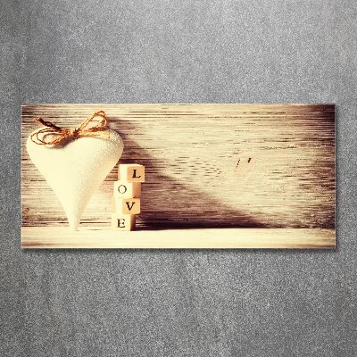 Acrylglas-Druck Liebe