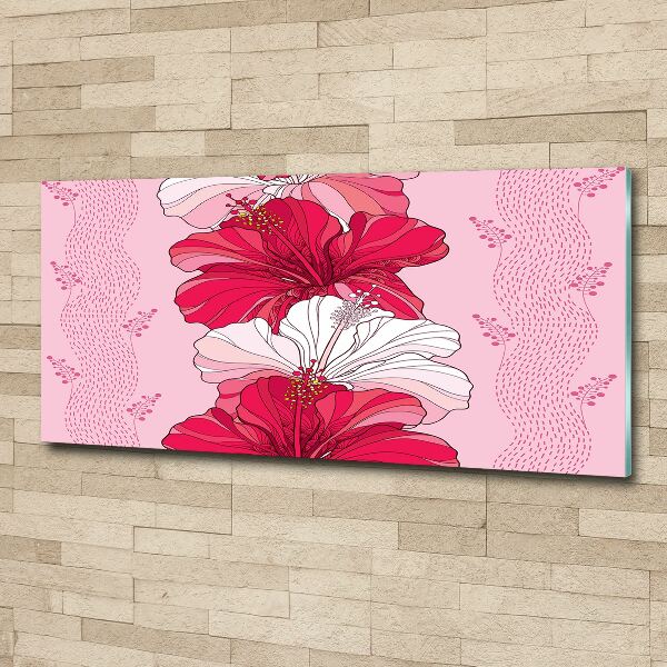 Acrylglas-Druck Hawaiianische Blumen