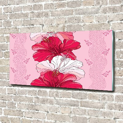 Acrylglas-Druck Hawaiianische Blumen
