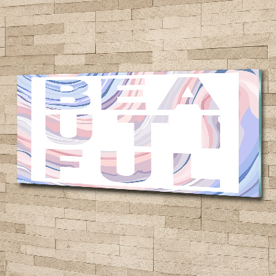 Bild auf Acrylglas Schön