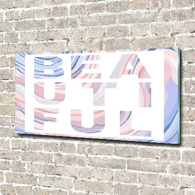 Bild auf Acrylglas Schön