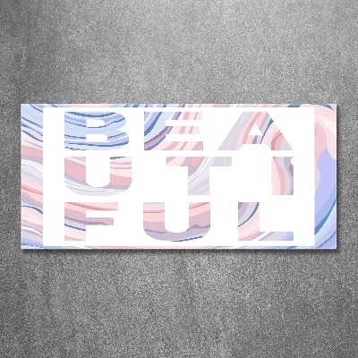 Bild auf Acrylglas Schön