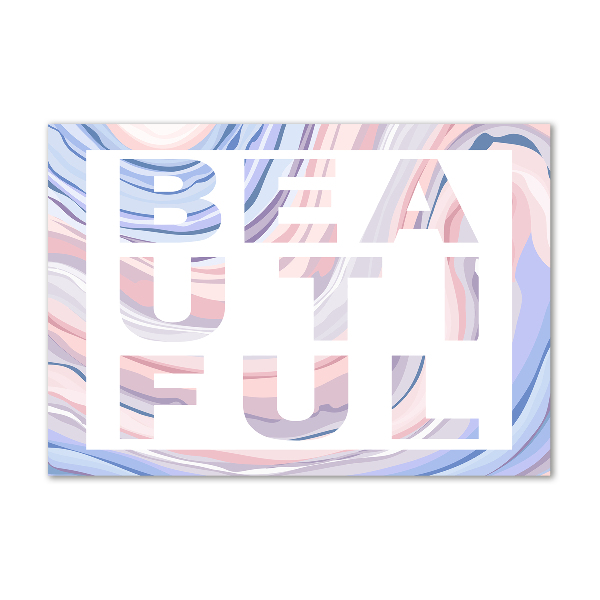 Bild auf Acrylglas Schön