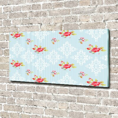 Acrylglas-Druck Rosen und Schmuck