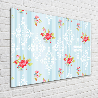 Acrylglas-Druck Rosen und Schmuck