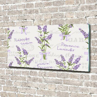 Foto auf Acryl Lavendel