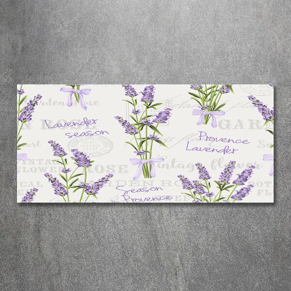 Foto auf Acryl Lavendel