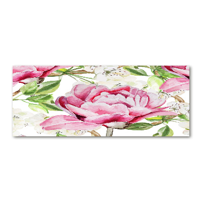 Bild auf Acrylglas Pfingstrosen