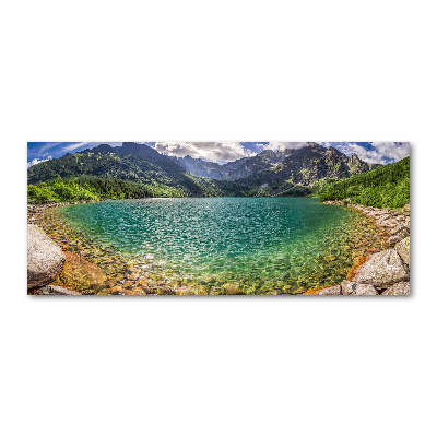 Acrylglas-Druck See in den Bergen