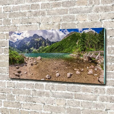 Foto auf Acryl See in den Bergen