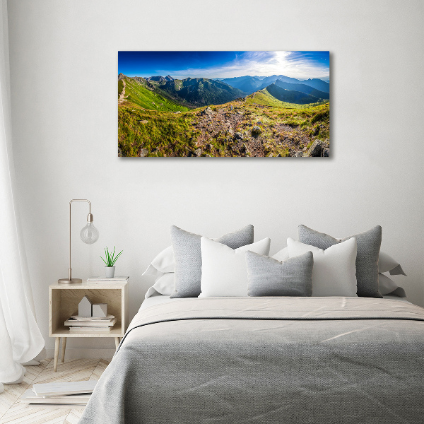 Acrylbild Fotodruck Bergpanorama