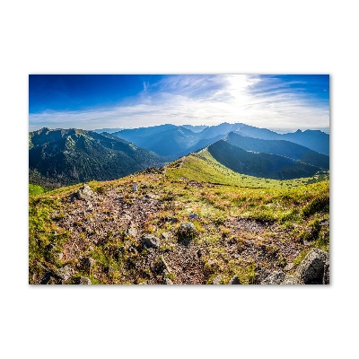 Acrylbild Fotodruck Bergpanorama