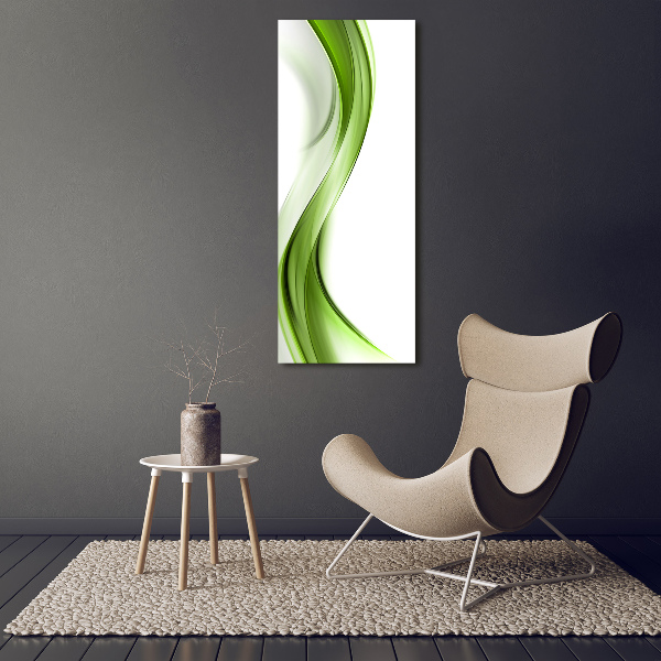 Acrylbild vertikal Abstrakte Welle