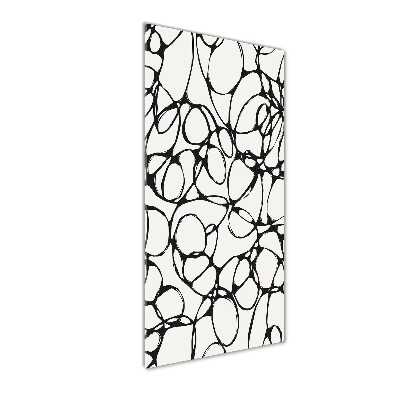 Bild auf Acrylglas vertikal Chaotische Kreise