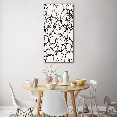 Bild auf Acrylglas vertikal Chaotische Kreise