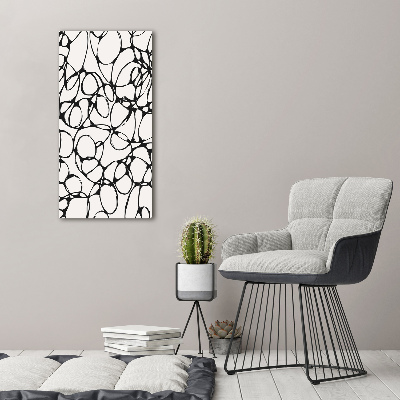 Bild auf Acrylglas vertikal Chaotische Kreise