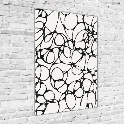 Bild auf Acrylglas vertikal Chaotische Kreise