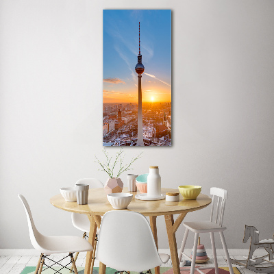 Acrylbild vertikal Fernsehturm