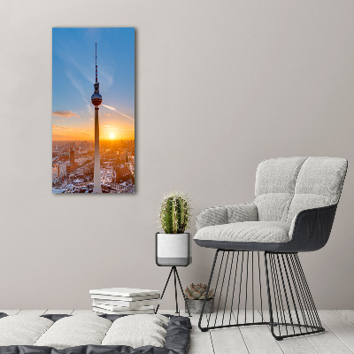 Acrylbild vertikal Fernsehturm