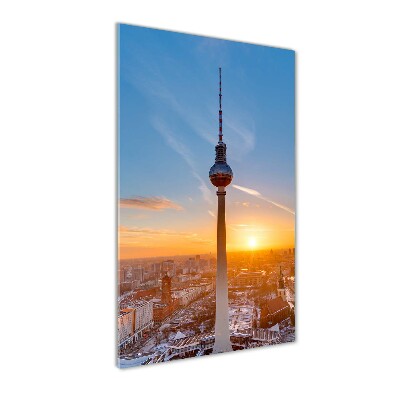 Acrylbild vertikal Fernsehturm