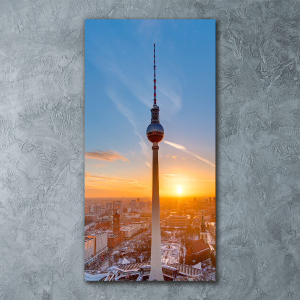 Acrylbild vertikal Fernsehturm