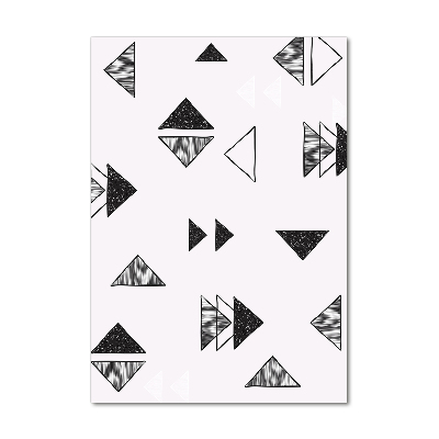 Bild auf Acrylglas vertikal Dreieckshintergrund