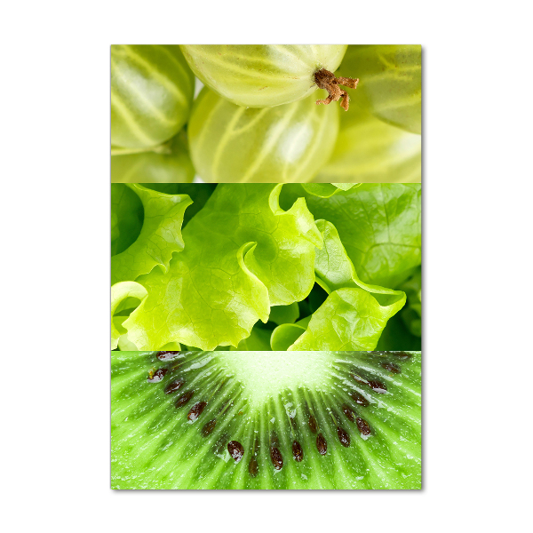 Plexiglasbilder vertikal Obst und Gemüse