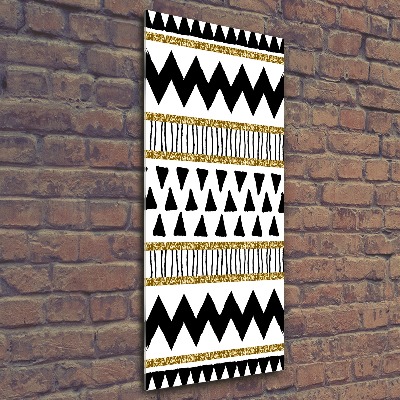 Modernes Acrylbild vertikal Ethnische Zugehörigkeit